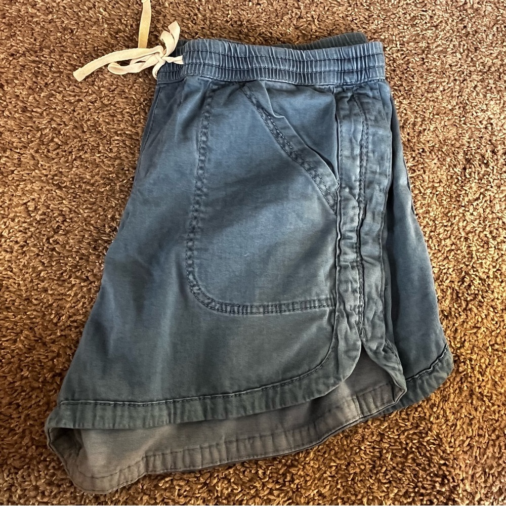 Supplies Blue Jean Shorts with Drawstring SZXL - Picture 4 of 6